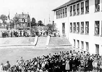 Die Scheibschule ohne Turnhalle